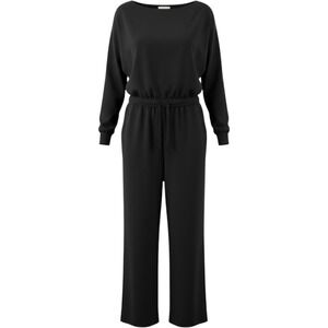 Spanx AirEssentials Long Sleeve Wide Leg Jumpsuit Very Black Womens 1X Tall